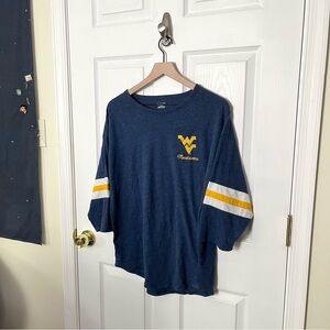 ✧･ﾟwvu mountaineers collegiate quarter sleeve tee